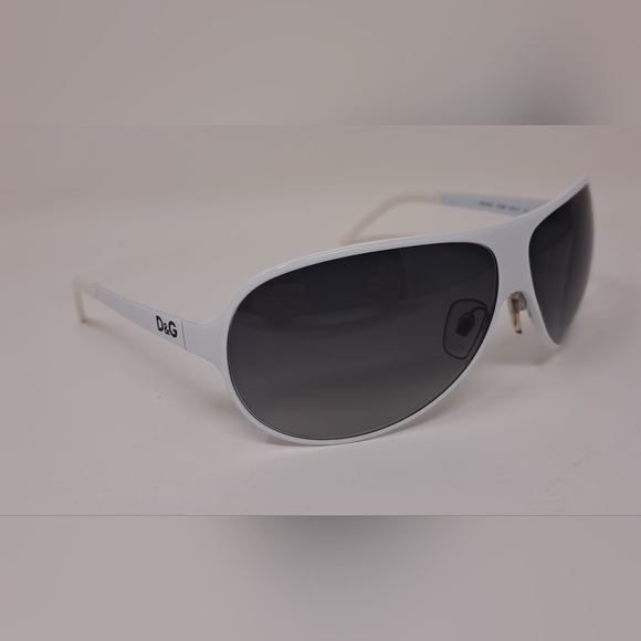 Dolce & Gabbana Vintage Sunglasses Y2K  Gray Gradient Wrap D&G6025  66-10-115 - Picture 6 of 14